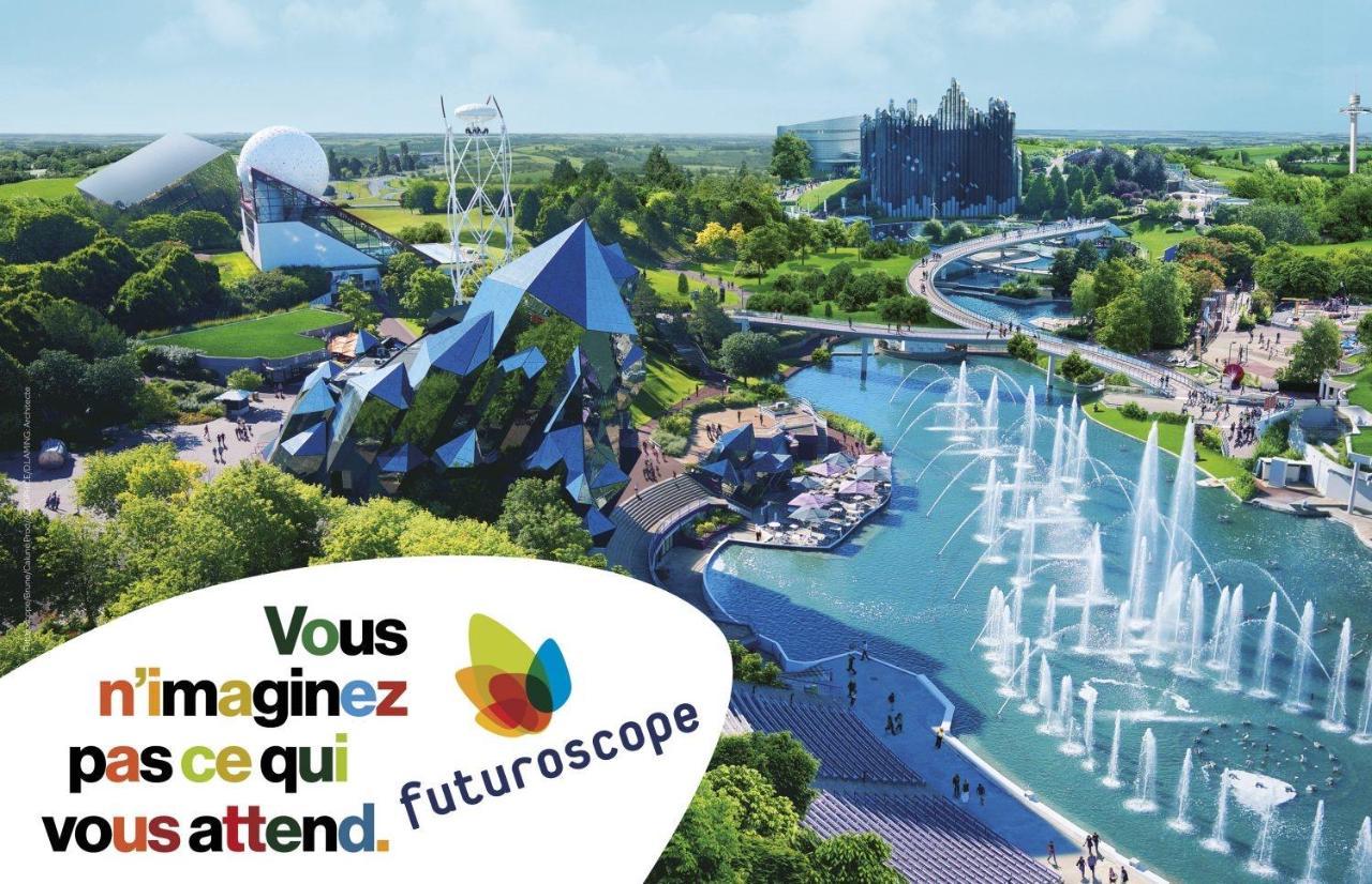 Loveyou Villalunoterie Futuroscope Piscine Spa 4Pers Oyre Bagian luar foto